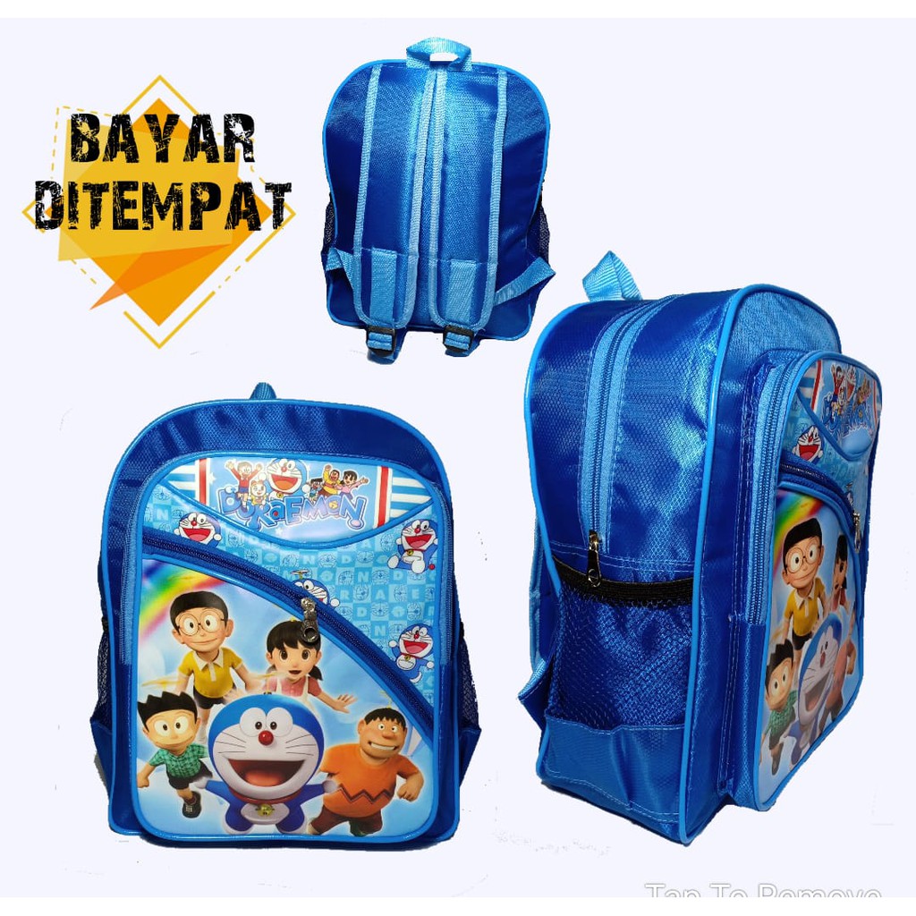 Paud-tk Boys School Bags Paud Childrens School Bags Play Group Character Pictures Kartun Ranse Bags