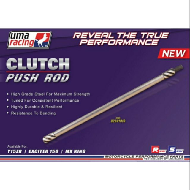 CLUTCH PUSH ROD UMA RACING Y15ZR (CLUTCH ROD)