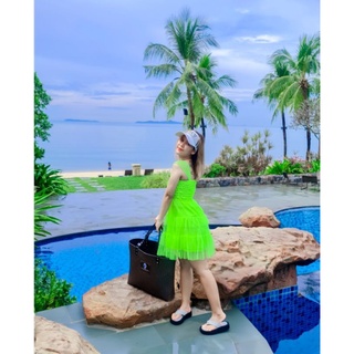 ❥𝙆𝙖𝙨𝙖𝙢𝙖𝙘𝙡𝙤𝙩𝙝𝙚𝙨🍃🍃 เดรสระบายรับลมทะเล 🍃🍃งานเหมือนคุณพิศสวยมาก💋