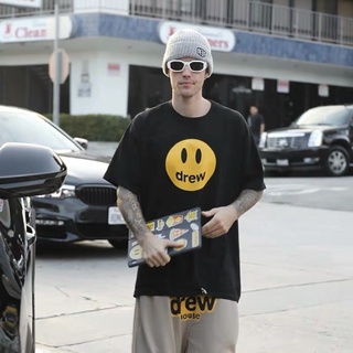 Tee เสื้อคนอ้วนผญ เสื้อยืดครอป เสื้อยืดแขนสั้นพิมพ์ลาย Justin Bieber แฟชั่นสําหรับผู้ชายสีพื้น T99