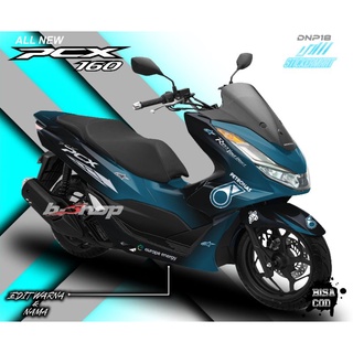 สติกเกอร์ PCX 160 พิมพ์ลาย Petronas motif Color สําหรับติดตกแต่งรถจักรยานยนต์