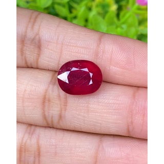 พลอย ทับทิม (Ruby Sapphire) 9.80 กะรัต (Cts.) พลอยแท้ อัญมณีมงคลประจําวันเกิด