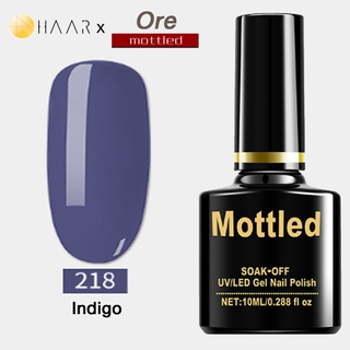 ยาทาเล็บ เจล Gel Nail Polish HAAR x Mottled Ore Tone Glister โทน ออร์ แร่ ชีวิตชีวา สดใส สี เขียว น้ำเงิน เทา เงิน เข...