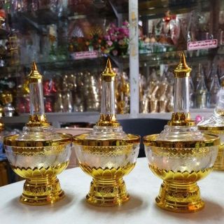 ที่กรวดน้ำลายไทย เกรดA+++ใส หนา ขายส่งด้วยนะ