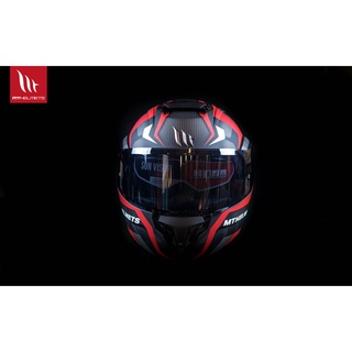 MT Helmet  ATOM [FLIP UP] SV DIVERGENCE - RED