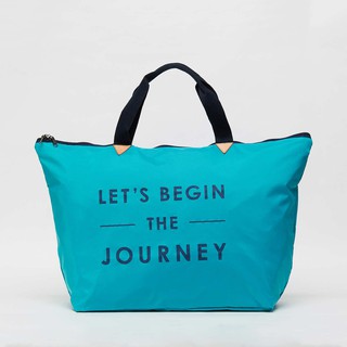 Mahanakhon Foldable Shopping Bag - กระเป๋าช้อปปิ้งแบบพับได้ สี Turquoise