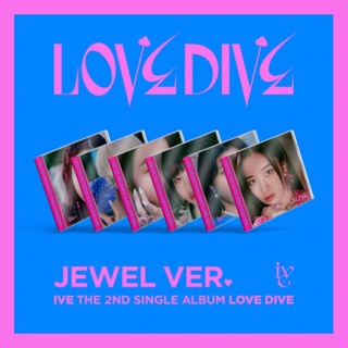 พร้อมส่ง , เลือกปก 🛒IVE ꒰ LOVE DIVE ꒱ JEWEL CASE VER ⋆ﾟ⊹ อัลบั้มไอฟ์ ไอบึ ive