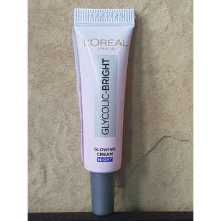 7.5ml LORÉAL PARIS Glycolic-Bright Glowing Cream Night ผลิตภัณฑ์บำรุงผิวหน้า