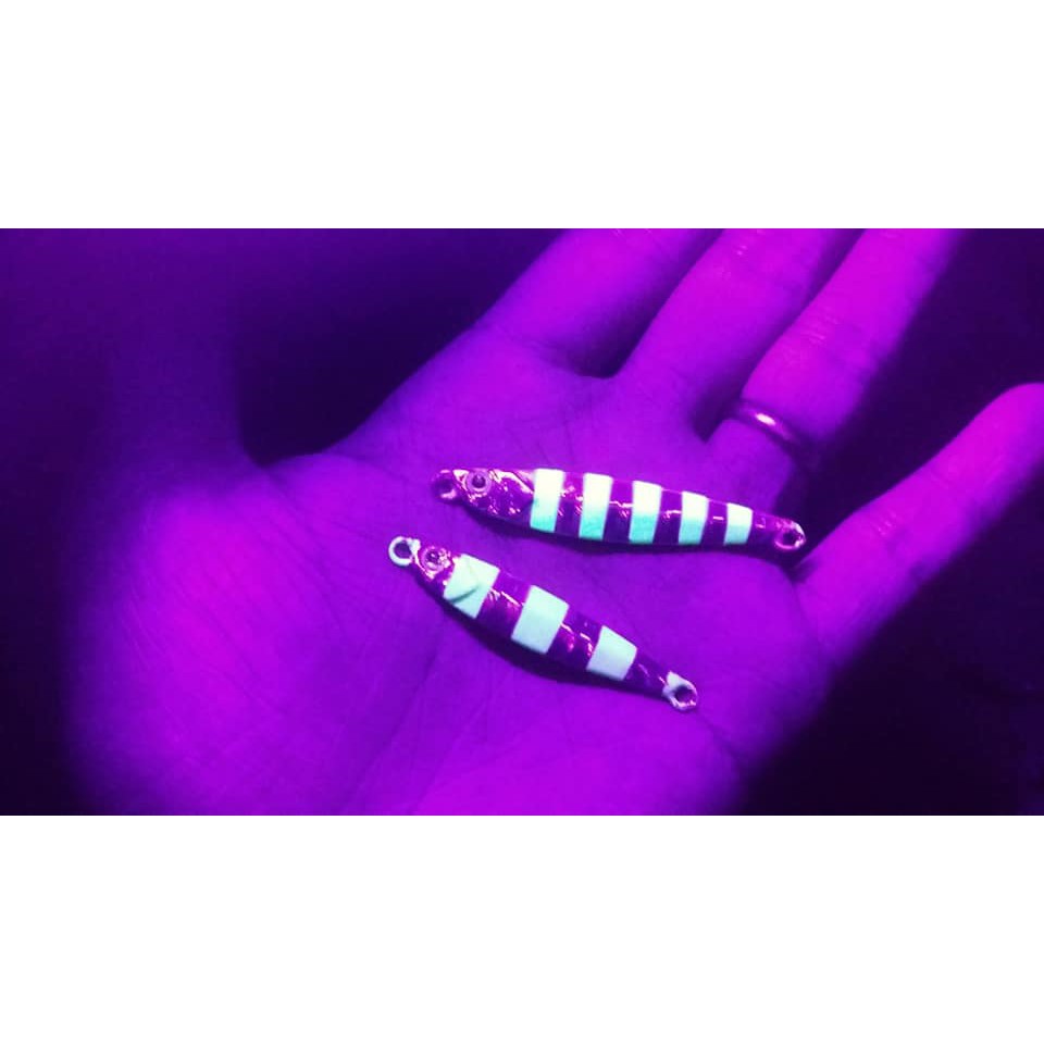 เหยื่อไมโครจิ๊กทรงยอดนิยมม้าลายเรืองแสงไมโครจิ๊ก5-30 กรัมmicrojig5-30 g ราคาประหยัด ราคาถูก ใช้ได้ผลดี ราคา ถูกที่สุด ดีลบีเคเค แกลเลอรีภาพที่ 5