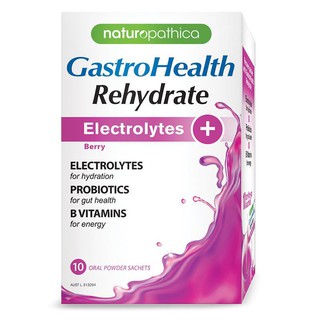 Naturopathica Gastrohealth Rehydrate Berry 10 Sachet