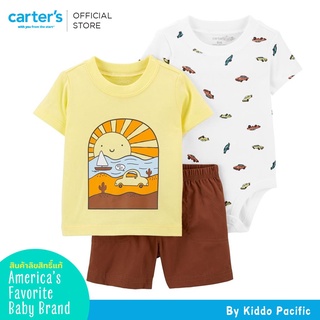 Carters Boy DCS YELLOWBROWN ชุด set 3 ชิ้น พิมพ์ลาย สำหรับเด็กผู้ชาย