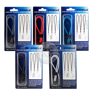 สายคล้องมือ อีลาสติค เอ็กซ์เซลล่า S-EWS-003EX : EXCELLA Car Key Elastic Wrist Strap