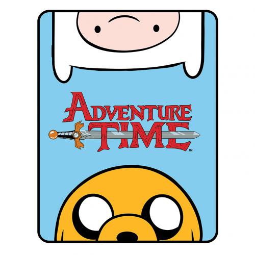 ผ้าห่ม Adventure Time แบบฟลีซ ลิขสิทธิ์แท้ นำเข้า เนื้อนิ่ม นุ่ม เบา อุ่น สำหรับห่ม 1 คน