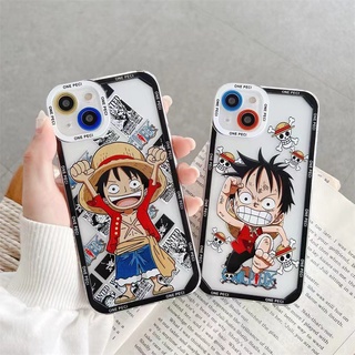 เคสโทรศัพท์มือถือ ลายการ์ตูนลูฟี่น่ารัก สําหรับ Xiaomi Redmi Note 11 Pro Note 10 Pro Note 8 Pro Note 9 Pro Note 9s 8 9 9A 9C 9T 10 Poco M3 Poco X3 Pro NFC