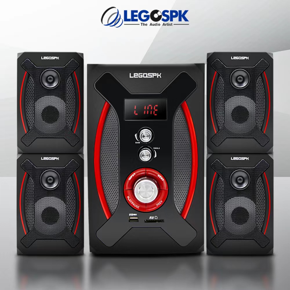 SDD ลำโพง 4.1 ลำโพงบลูทูธ เบสหนัก bluetooth speaker ลำโพงโฮมเธีย ลำโพงซับวูฟเฟอ ลำโพงคอมพิวเตอร์ ลำโ