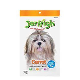 Jerhigh Stick 50-60 g Duo Stick1ซอง ✅🥳มีทุกรสชาติ ขนมสุนัขแท่งเจอร์ไฮ(สั่ง100บาทขึ้นไป)