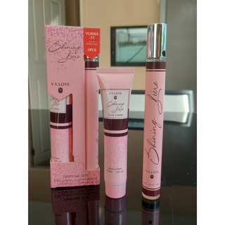 เซตคู่น้ำหอม+โลชั่น vv love Shining Lure 35ml