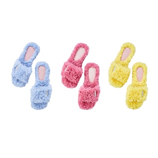 O&amp;B X HOA รองเท้าหนังแกะ รุ่น Fluffy sandals