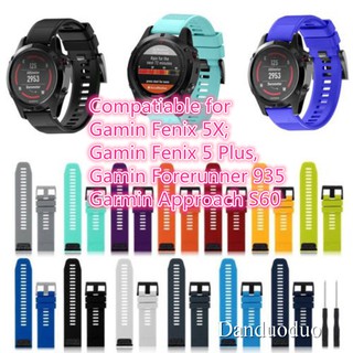 สายนาฬิกาข้อมือ 22 มมสําหรับ gamin fenix 5 x fenix 5 plus forerunner 935 approach s 60