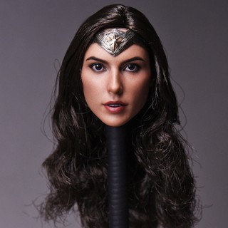 โมเดลฟิกเกอร์ 1/6 Wonder Woman Gal Gadot Head Sculpt Carving BVS สําหรับตุ๊กตา 12 นิ้ว