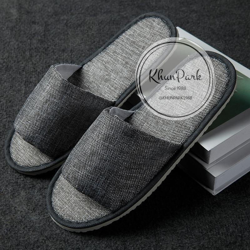 รองเท้าใส่เดินในบ้าน ในโรงแรม 🏠สำหรับใช้แล้วทิ้ง👞แบบเปิดเท้า/หุ้มเท้า kp99
