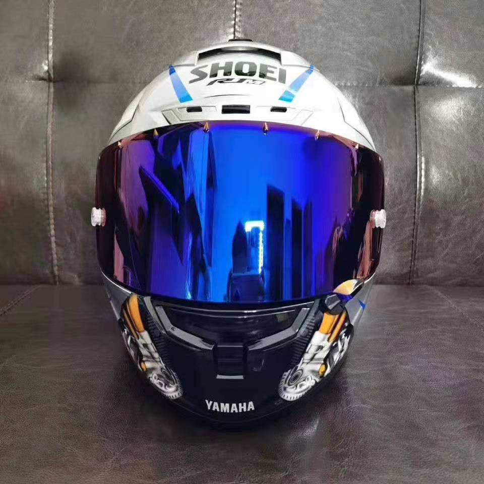 หมวกกันน็อกSHOEI X14 Helmet X-Fourteen YZF-R1M Special Edition Silver ...