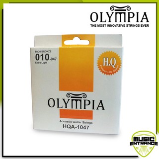 Olympia สายกีต้าร์โปร่ง HQ 80/20 Bronze : 10-47