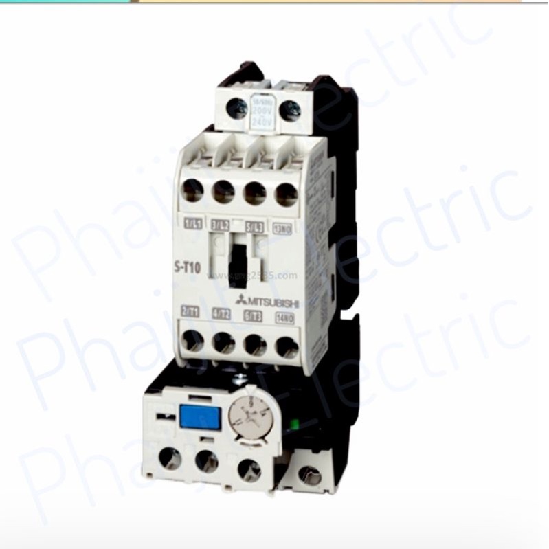 ชุดแมกเนติก MSO-T12KP Mitsubishi AC220-240V แมคเนติคrพร้อมโอเวอร์โหลด Magnetic Contactors Motor Star