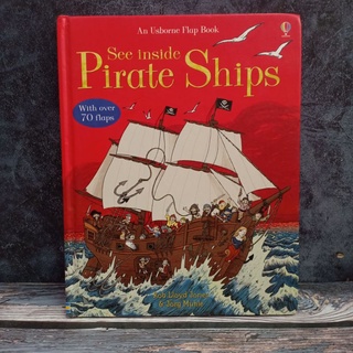 An Usborne Flap book See inside Pirate Ships. ( Boardbook มือสอง )