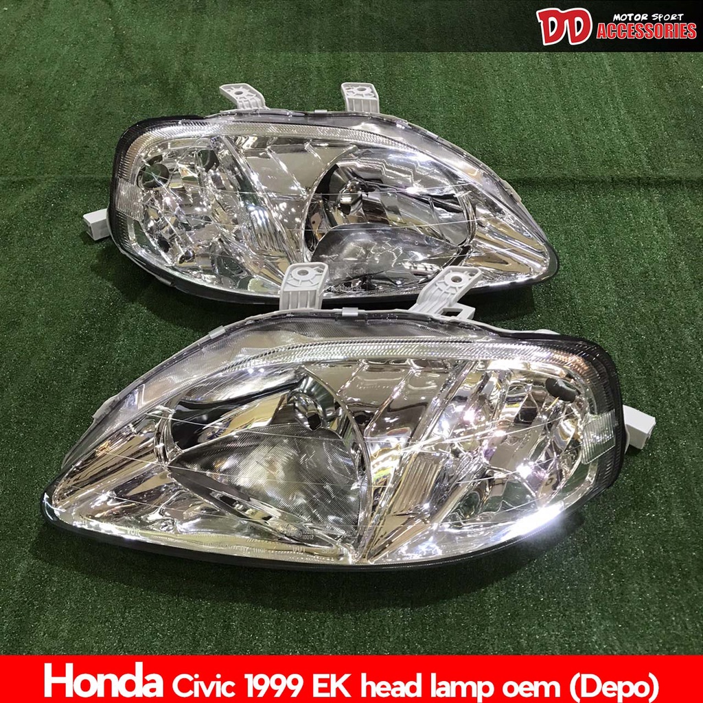 ไฟหน้า civic 1999 2000 EK โคมเดิมๆ งานไตหวัน ขายแยก ซ้าย และ ขวา งานไต้หวัน ราคาต่อดวง