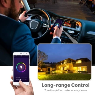 หลอดไฟไฟอัจฉริยะSmart Bulb Tuya เชื่อมต่อผ่านwifiสั่งงานระยะไกลผ่านมือถือรองรับระบบGoogle Home/Alexa