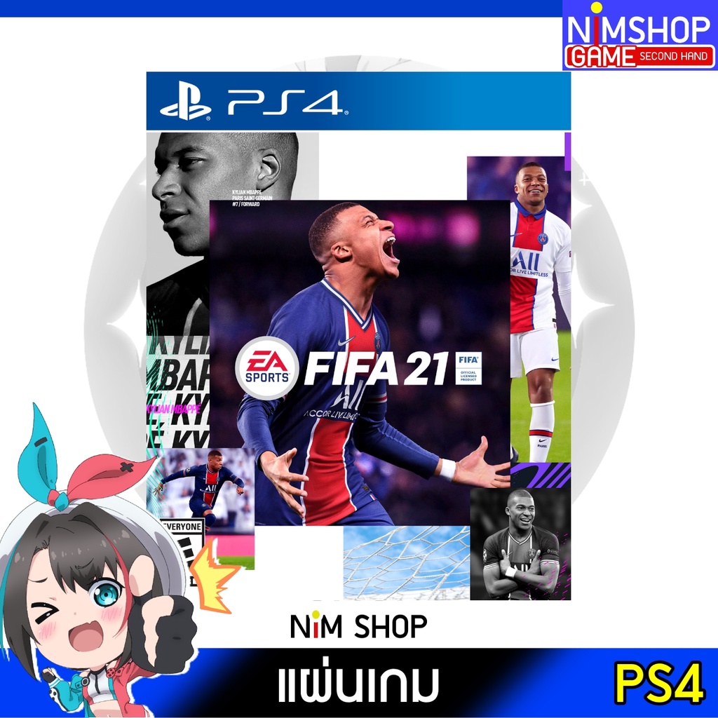 (มือ2) PS4 : FIFA 21 Zone3 แผ่นเกม มือสอง สภาพดี