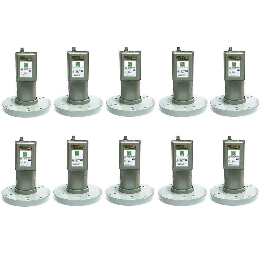 Mastersat ชุดแพ็ค LNB C-Band 1 output HD Ready หัว LNB สำหรับ จานโปร่ง C band แบบขั้วเดียว 10 อัน