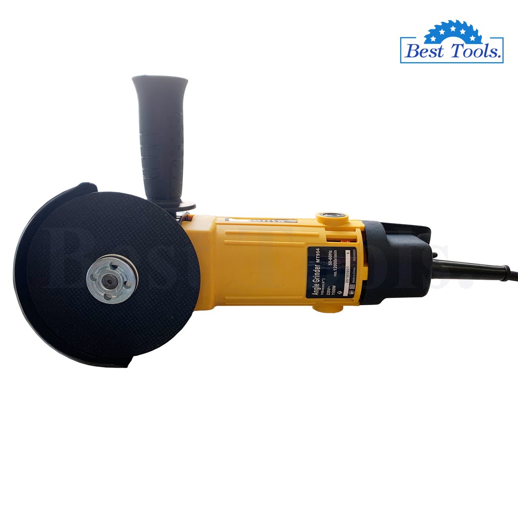 MOLITA เครื่องเจียร์ เครื่องเจียร์ไฟฟ้า ลูกหมู 4 นิ้ว 1100W รุ่น MT954เหลือง ฟรีใบตัด - รูปที่ 2