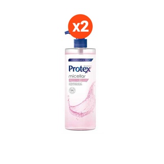 Protex โพรเทคส์ ไมเซล่า โพรเทค แอนด์ รีไวทัลไลซ์ 475 มล. ขวดปั๊ม รวม 2 ขวด ดูดจับฝุ่นขนาดเล็กออกจากผิว (ครีมอาบน้ำ)