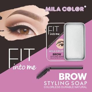 MILA COLOR แวกซ์จัดทรงคิ้ว เจลปัดคิ้วพร้อมแปรงปัด เจลปัดคิ้ว เจลคิ้ว ตั้ง สีใส ไร้กลิ่น จัดทรงง่ายติดทน อย่างธรรมชาติ