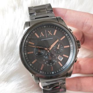 🌿นาฬิกาARMANI EXCHANGE AX2086 สีดําสายสเเตนเลส