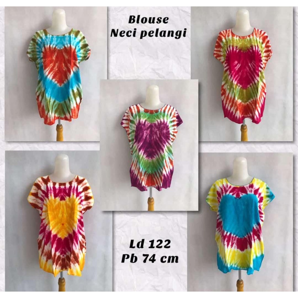 เสื้อเบลาส์ผู้หญิง Tiedye Rainbow SR02 - SFShop