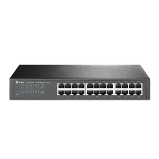 TL-SG1024D  24-port Gigabit Desktop/Rachmount Switch, 24 10/100/1000M RJ45 ports, 13-in