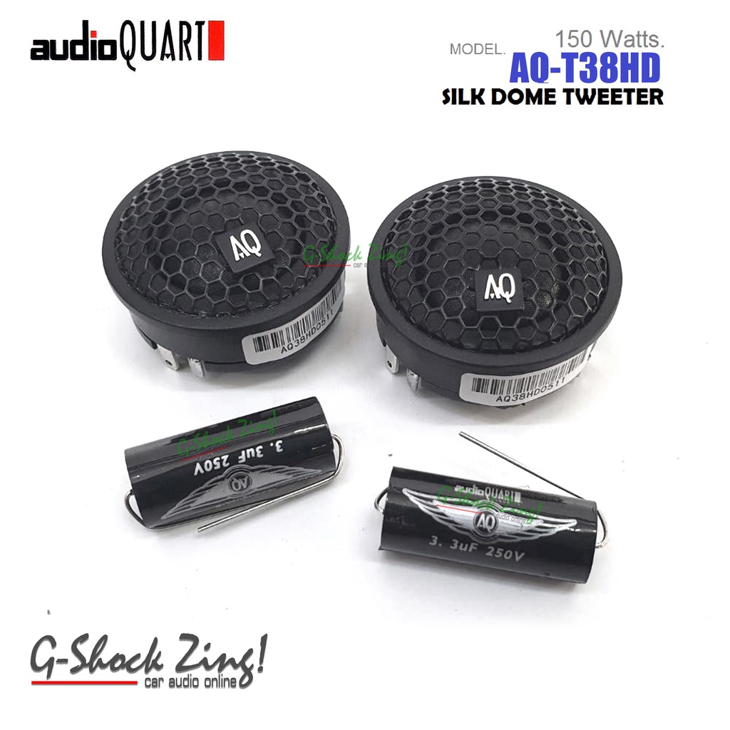 Audio Quart ลำโพงทวิสเตอร์ โดมนิ่ม silk Dome 150W (75w RMS) Audio Quart รุ่น AQ-T38HD