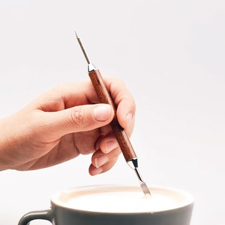 ★ Barista Latte Art Pen ปากกาวาดลวดลายกาแฟ (Rosewood + สเตนเลส)