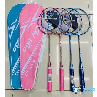 ไม้แบดมินตัน Sportsน 125 อุปกรณ์กีฬา ไม้แบตมินตัน พร้อมกระเป๋าพกพา ไม้แบดมินตัน Badminton racket