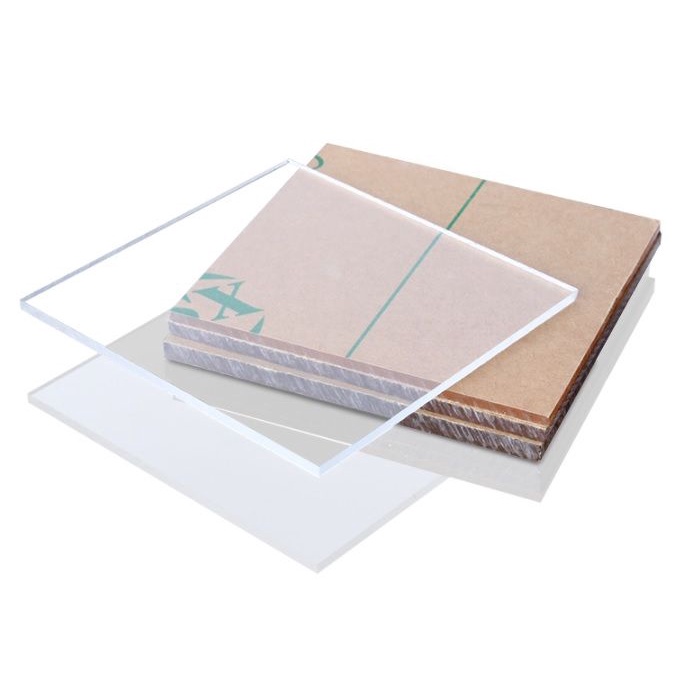 (KTS)แผ่นอะครีลิค ใส ขนาด 1×1ฟุต หนา1มิล