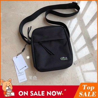 2023🆕 Lacoste 😍 (21x17x9 ซม.) 💙 Shoulder Bag กระเป๋าสะพายข้างแท้100%*-**