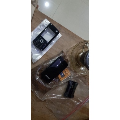 เคส Nokia n70 สีดําเมทัลลิก kqret ฝาครอบ mmc ดี
