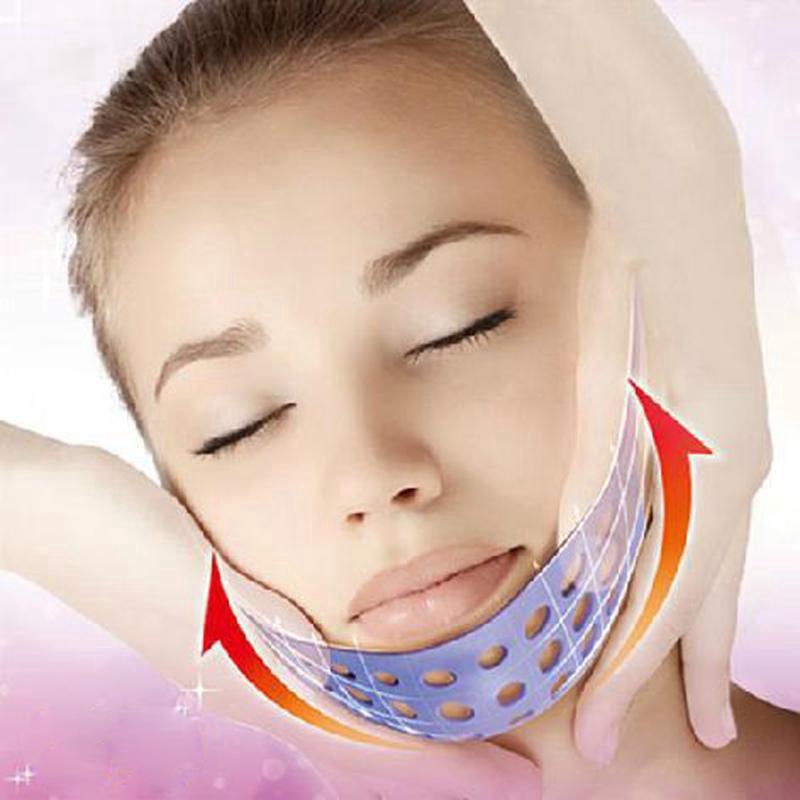 [READY STOCK] Chin Cheek Lift Up Slimming Mask Thin Belt Strap Band Wrinkle V Face Shape v shape mask slimming belt