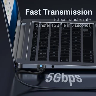 Vention สาย USB 3.0 A-to-A แรงสุด 5Gbps สำหรับถ่ายโอนข้อมูลเร็วและชาร์จอุปกรณ์