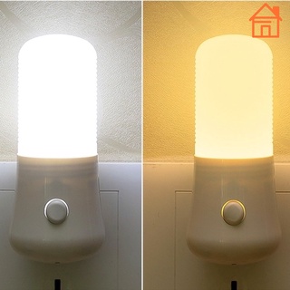 โคมไฟข้างเตียง Abs Plug-In Night Light / ใช้ในครัวเรือน / ห้องนอนขนาดเล็ก