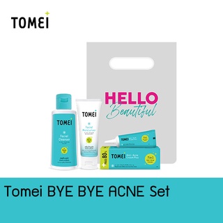 [ลด10% โค้ด B4H9R4CD] Tomei BYE BYE ACNE Set เซตหน้าใสไร้สิว