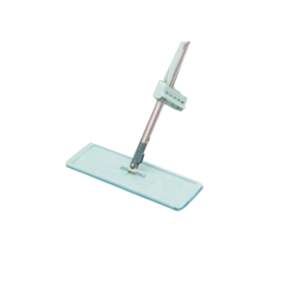 Flat Mop ไม้ถูพื้น พร้อมผ้า 2 ผืน แบบรีดน้ำในตัว Lazy Mop /0938